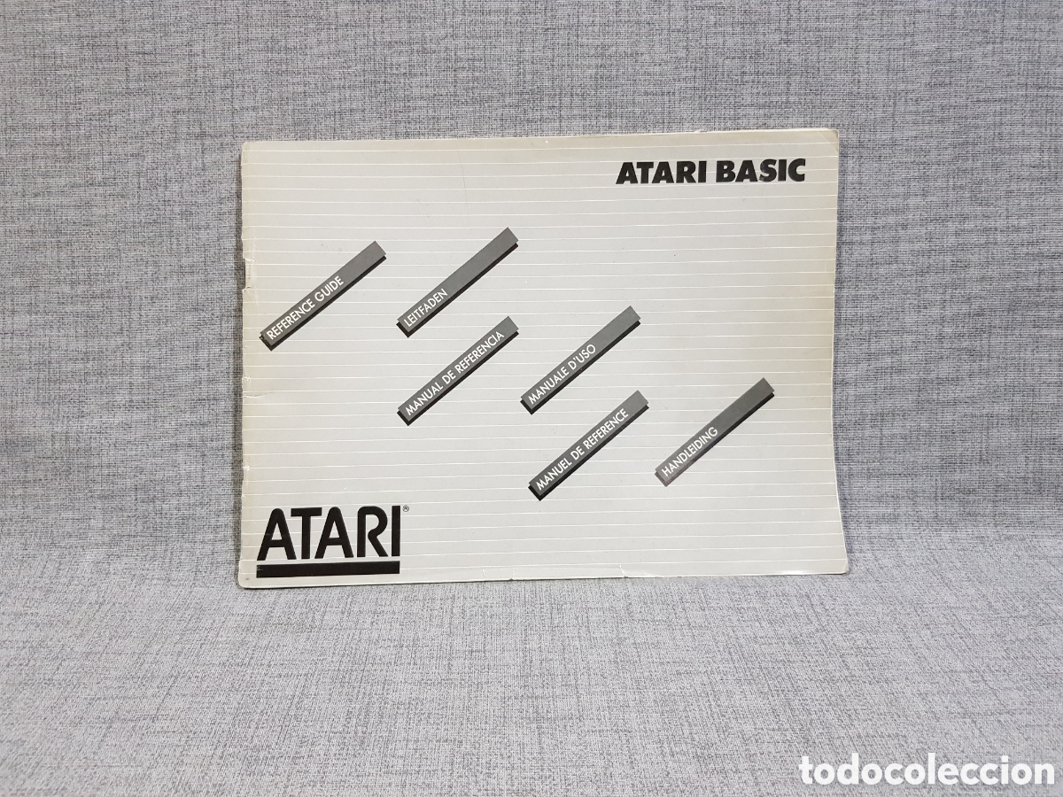 Videojuegos y consolas: ATARI BASIC MANUAL DE REFERENCIA (MULTILING&Uuml;E). TAIWAN, A&Ntilde;O 1983. - Foto 1