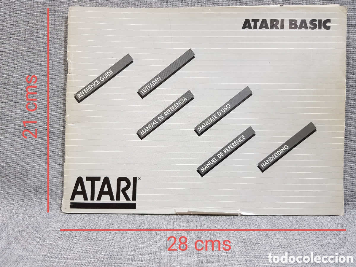Videojuegos y consolas: ATARI BASIC MANUAL DE REFERENCIA (MULTILING&Uuml;E). TAIWAN, A&Ntilde;O 1983. - Foto 2