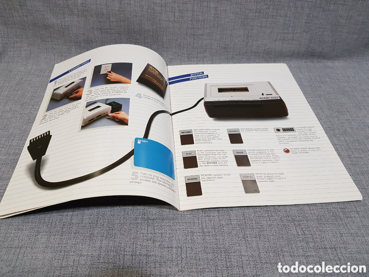 Videojuegos y consolas: ATARI MANUALES ATARI 1010 PROGRAM RECORDER OWNERS GUIDE + LECTEUR DE CASSETTE MANUEL DUTILISATION - Foto 9