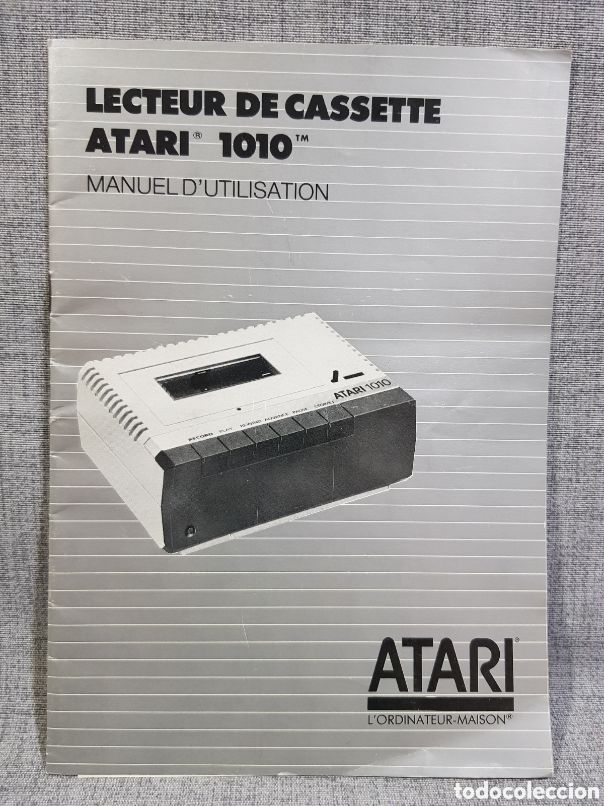 Videojuegos y consolas: ATARI MANUALES ATARI 1010 PROGRAM RECORDER OWNERS GUIDE + LECTEUR DE CASSETTE MANUEL DUTILISATION - Foto 13