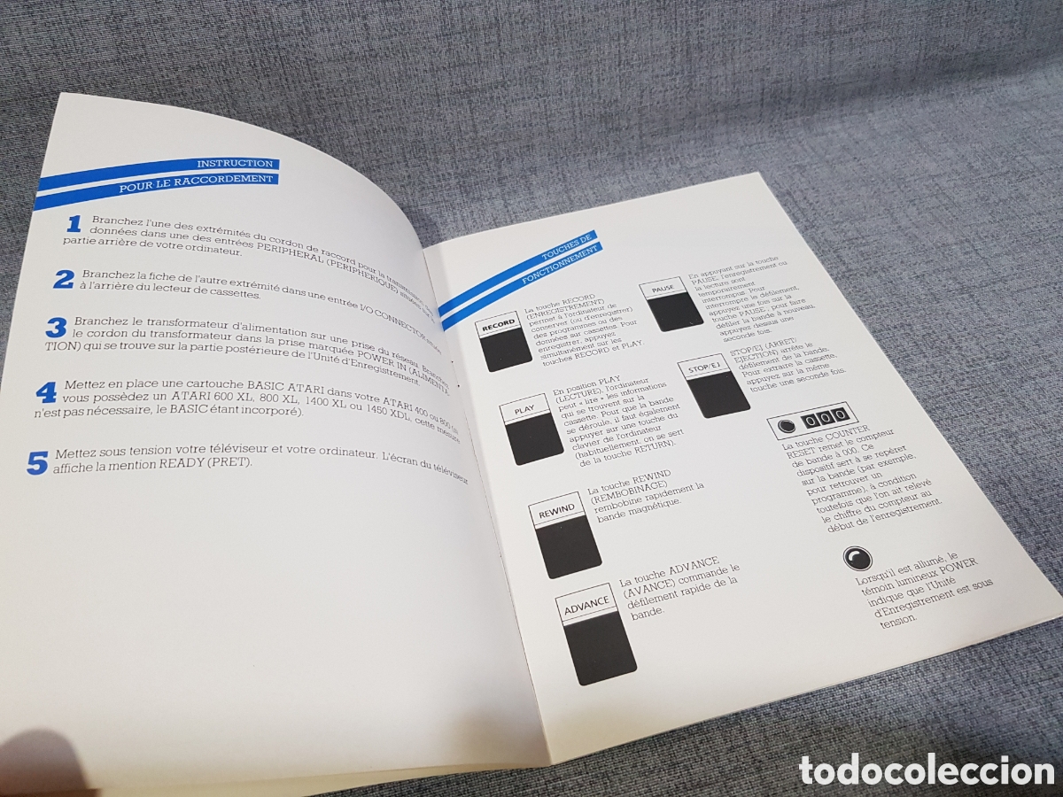Videojuegos y consolas: ATARI MANUALES ATARI 1010 PROGRAM RECORDER OWNERS GUIDE + LECTEUR DE CASSETTE MANUEL DUTILISATION - Foto 16