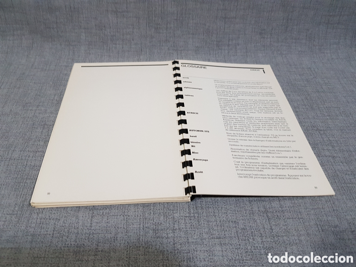 Videojuegos y consolas: ATARI DOS 3 SYSTEME DEXPLOITATION DE DISQUETTE (MANUEL DE REFERENCE ET INTRODUCTION) - Foto 6