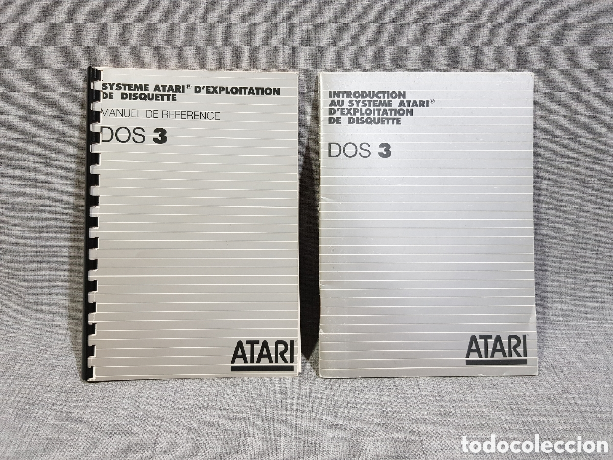 Videojuegos y consolas: ATARI DOS 3 SYSTEME DEXPLOITATION DE DISQUETTE (MANUEL DE REFERENCE ET INTRODUCTION) - Foto 1