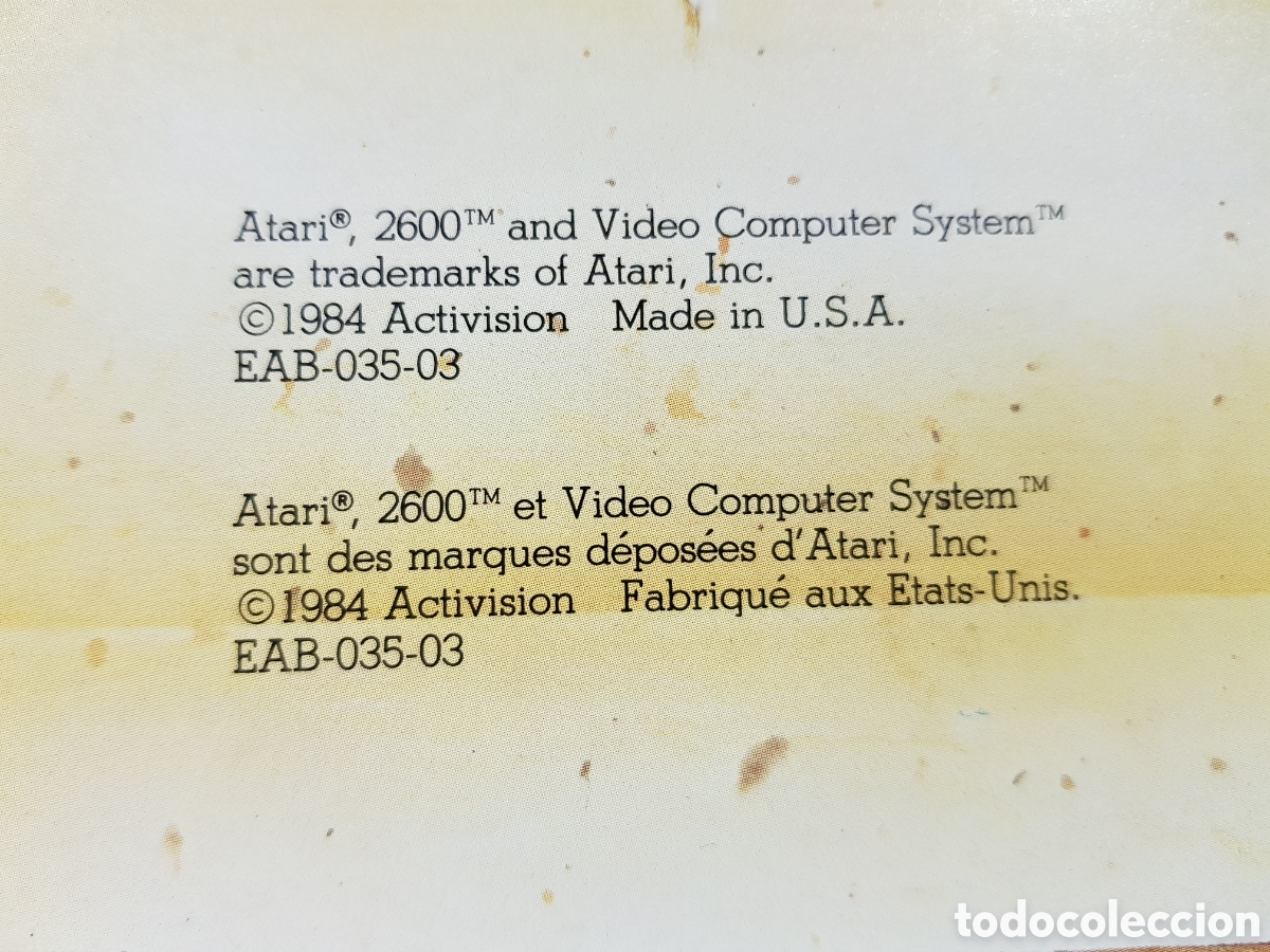 Videojuegos y consolas: ATARI PITFALL HARRYS DIARY ACTIVISION ATARI 2600 SERIES. MANUAL MULTILING&Uuml;E. A&Ntilde;O 1984 - Foto 4