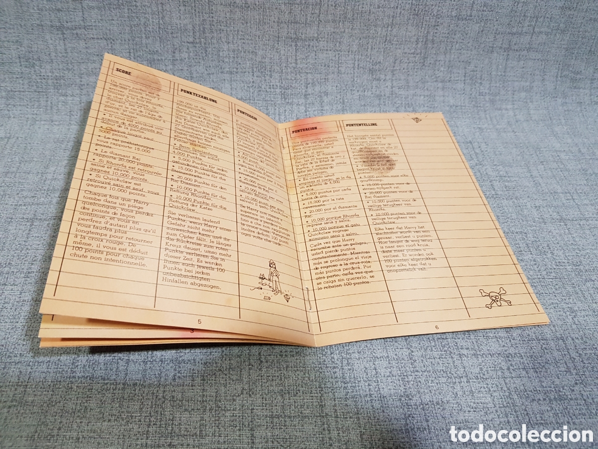 Videojuegos y consolas: ATARI PITFALL HARRYS DIARY ACTIVISION ATARI 2600 SERIES. MANUAL MULTILING&Uuml;E. A&Ntilde;O 1984 - Foto 7