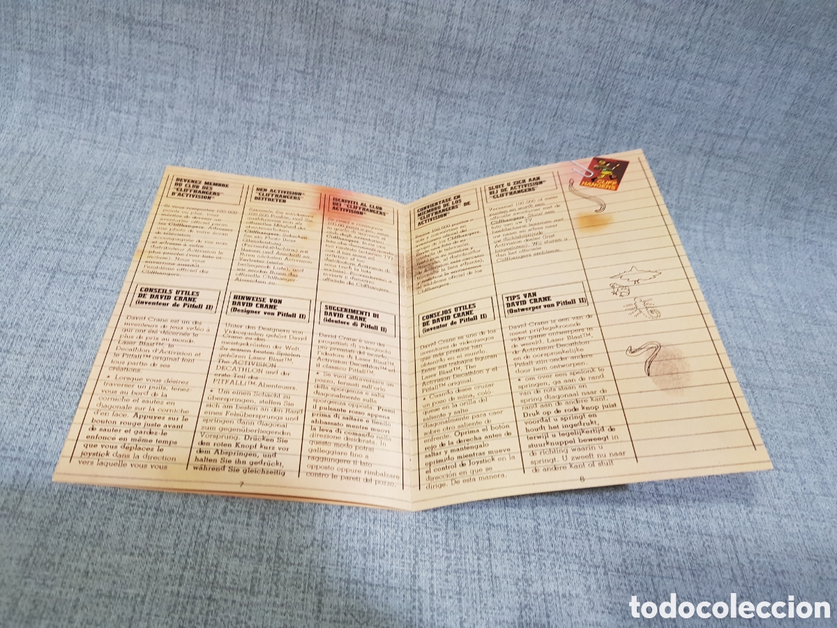 Videojuegos y consolas: ATARI PITFALL HARRYS DIARY ACTIVISION ATARI 2600 SERIES. MANUAL MULTILING&Uuml;E. A&Ntilde;O 1984 - Foto 8
