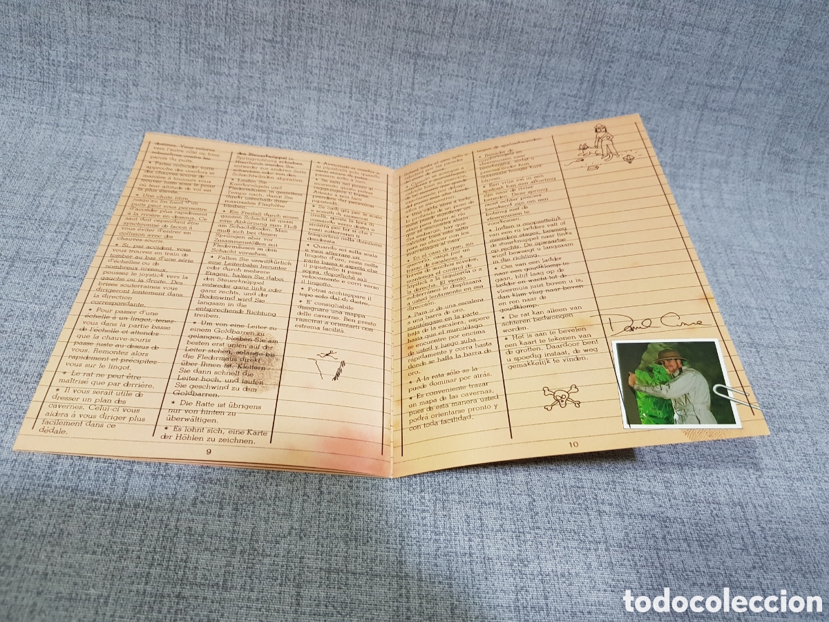 Videojuegos y consolas: ATARI PITFALL HARRYS DIARY ACTIVISION ATARI 2600 SERIES. MANUAL MULTILING&Uuml;E. A&Ntilde;O 1984 - Foto 9