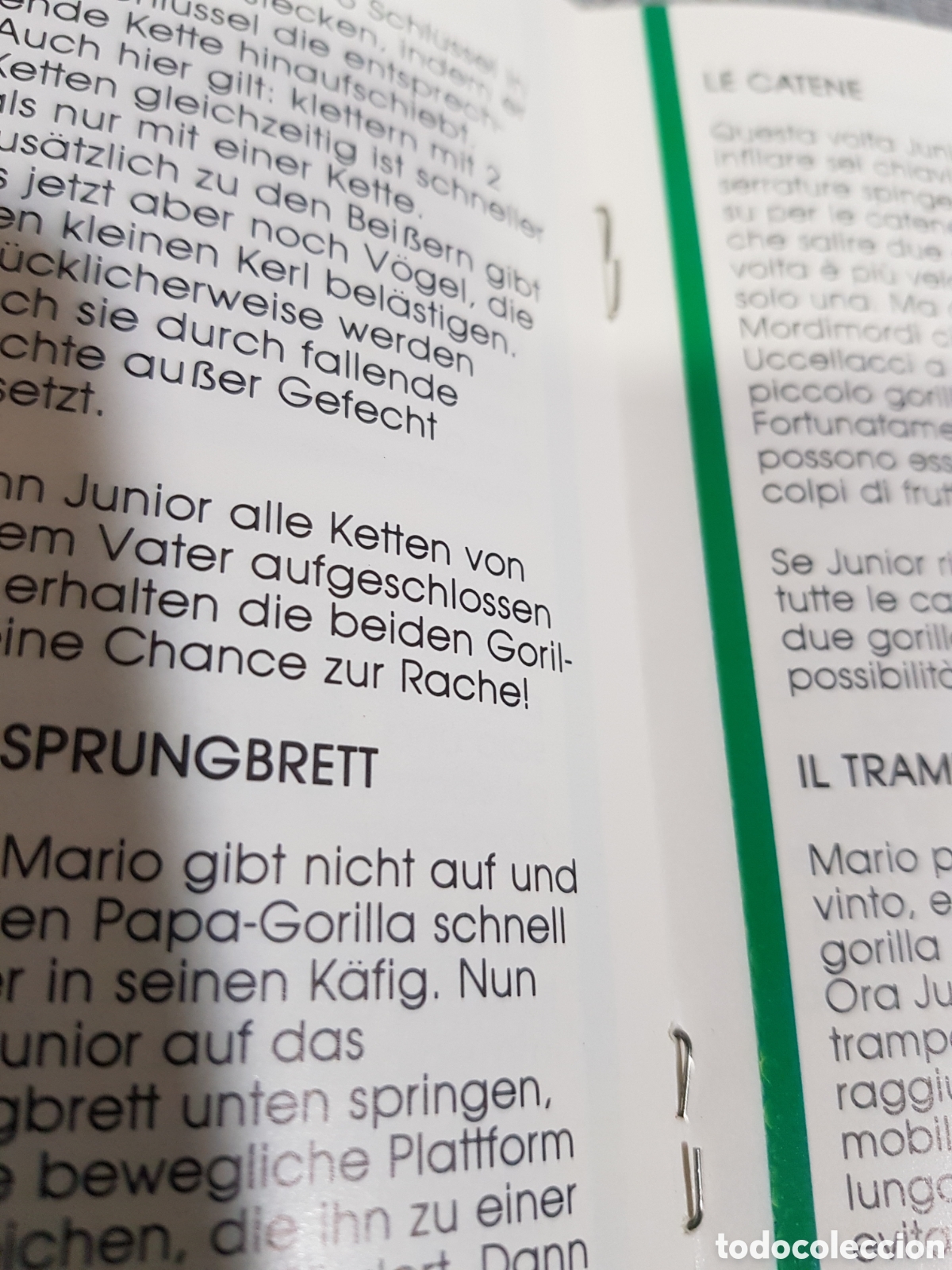 Videojuegos y consolas: ATARI DONKEY KONG JUNIOR MANUAL DEL JUEGO PARA ATARI. MULTILING&Uuml;E. A&Ntilde;O 1983 - Foto 6