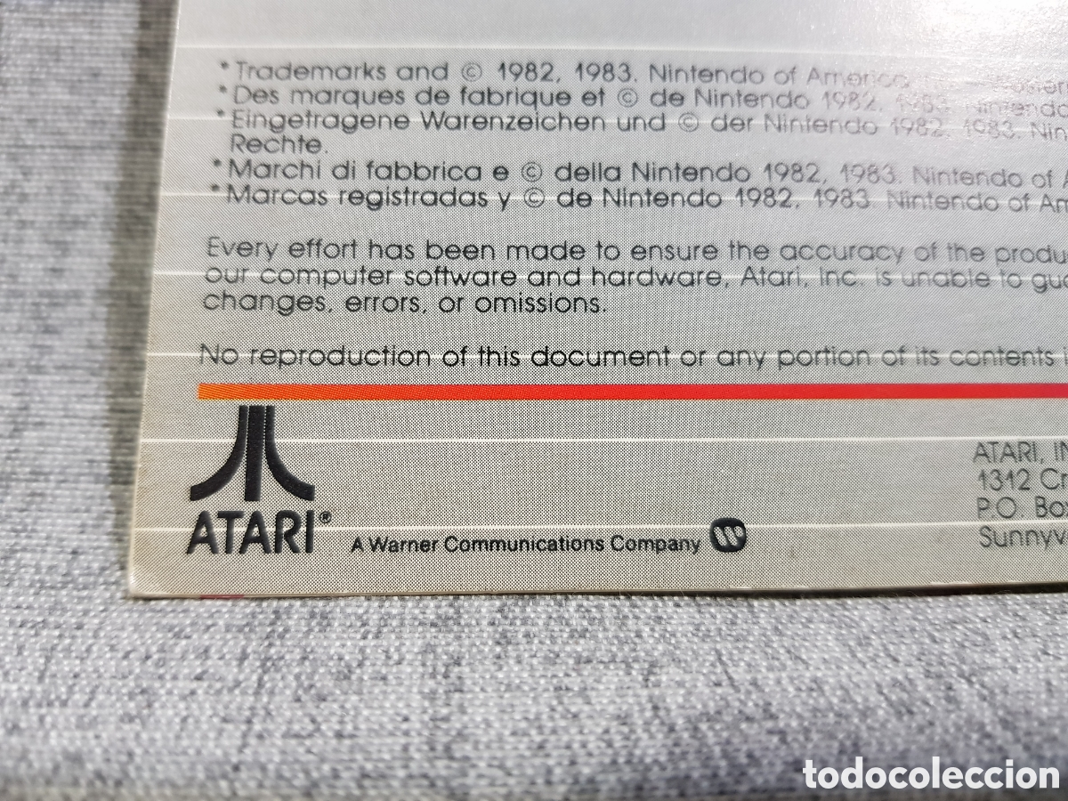 Videojuegos y consolas: ATARI DONKEY KONG JUNIOR MANUAL DEL JUEGO PARA ATARI. MULTILING&Uuml;E. A&Ntilde;O 1983 - Foto 11