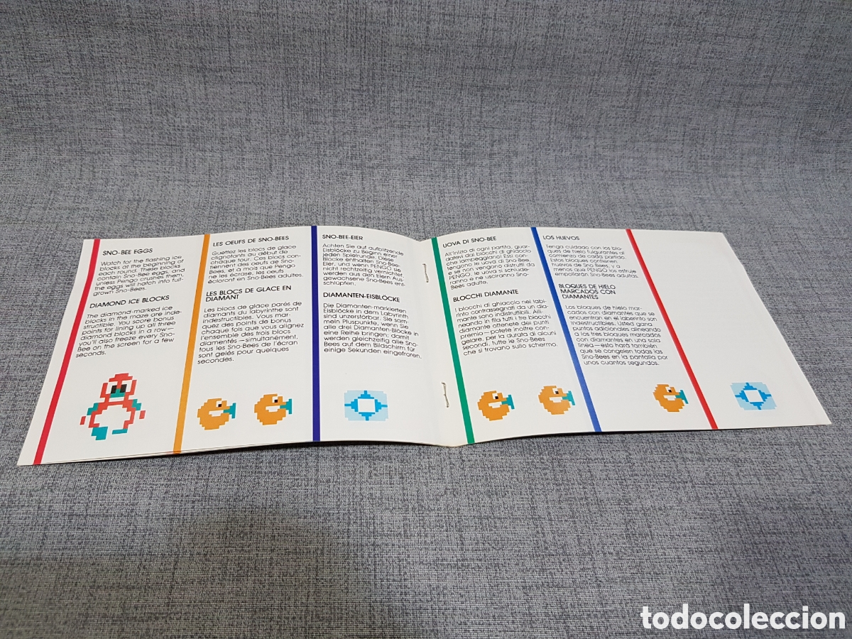 Videojuegos y consolas: ATARI PENGO MANUAL DEL JUEGO PARA ATARI. MULTILING&Uuml;E. A&Ntilde;O 1983 - Foto 4