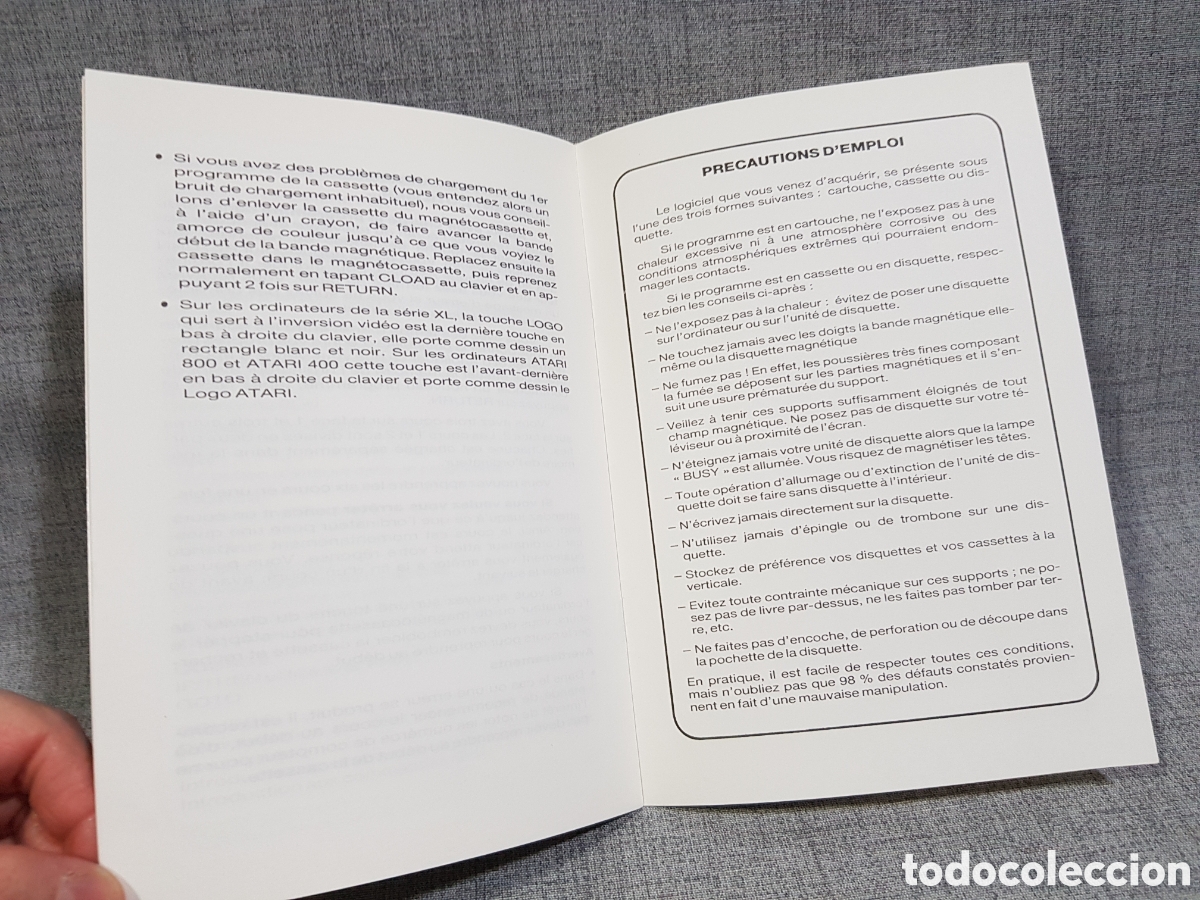 Videojuegos y consolas: ATARI (IDIOMA FRANC&Eacute;S) INICIACI&Oacute;N A LA PROGRAMACI&Oacute;N EN BASIC (MANUAL + CASETE). A&Ntilde;O 1981 - Foto 6