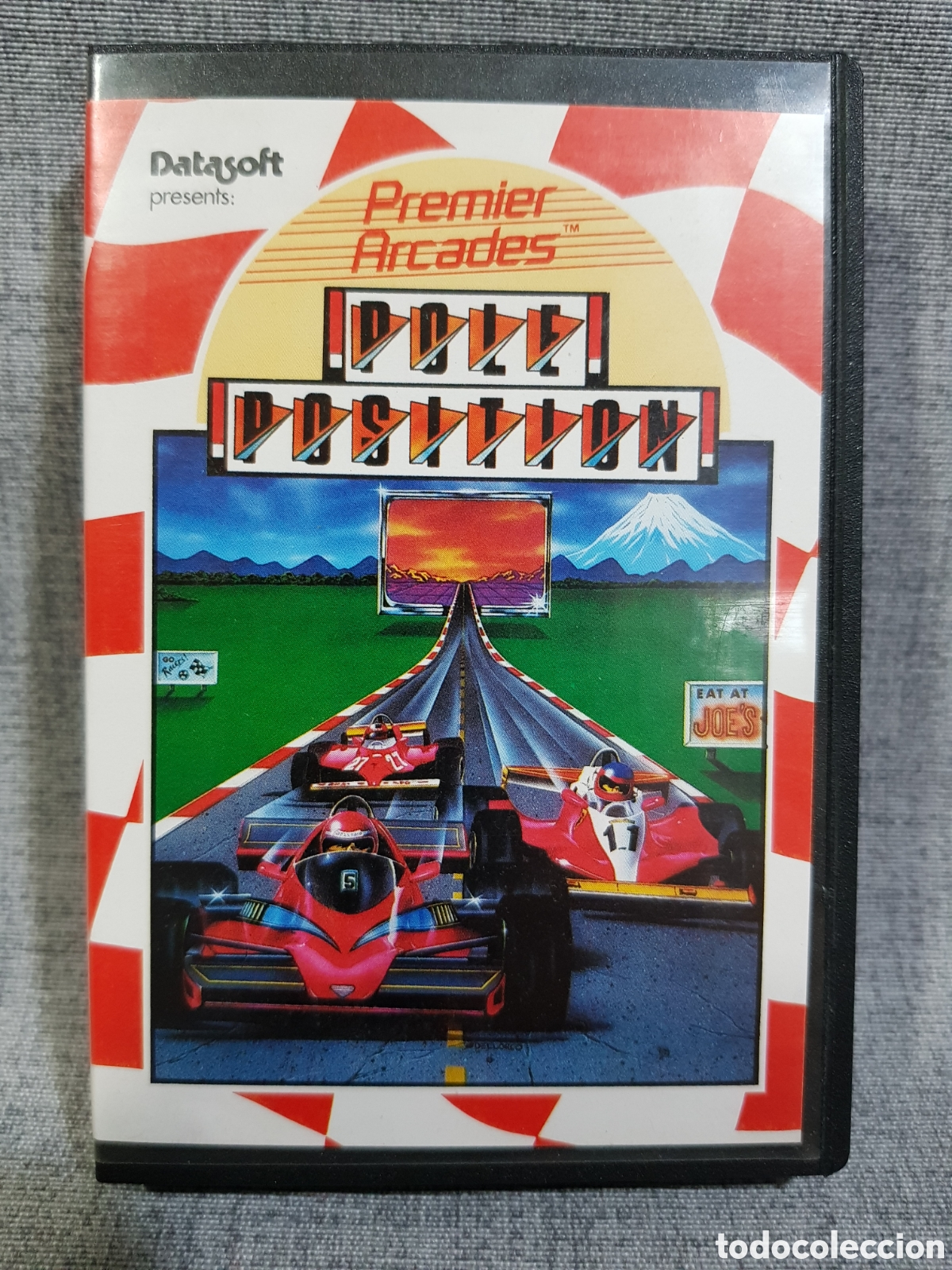 Videojuegos y consolas: ATARI CASETE POLE POSITION NAMCO 1982 DATASOFT 1984 - Foto 2