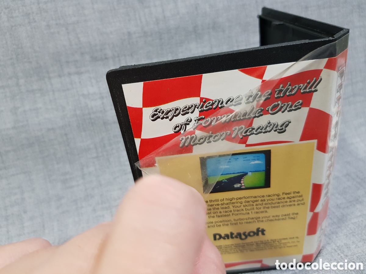 Videojuegos y consolas: ATARI CASETE POLE POSITION NAMCO 1982 DATASOFT 1984 - Foto 4
