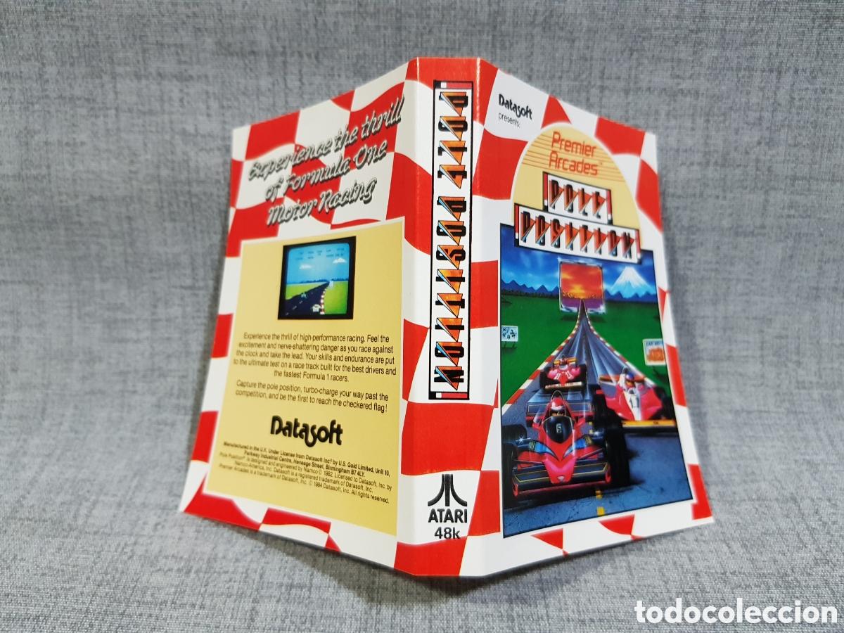 Videojuegos y consolas: ATARI CASETE POLE POSITION NAMCO 1982 DATASOFT 1984 - Foto 6