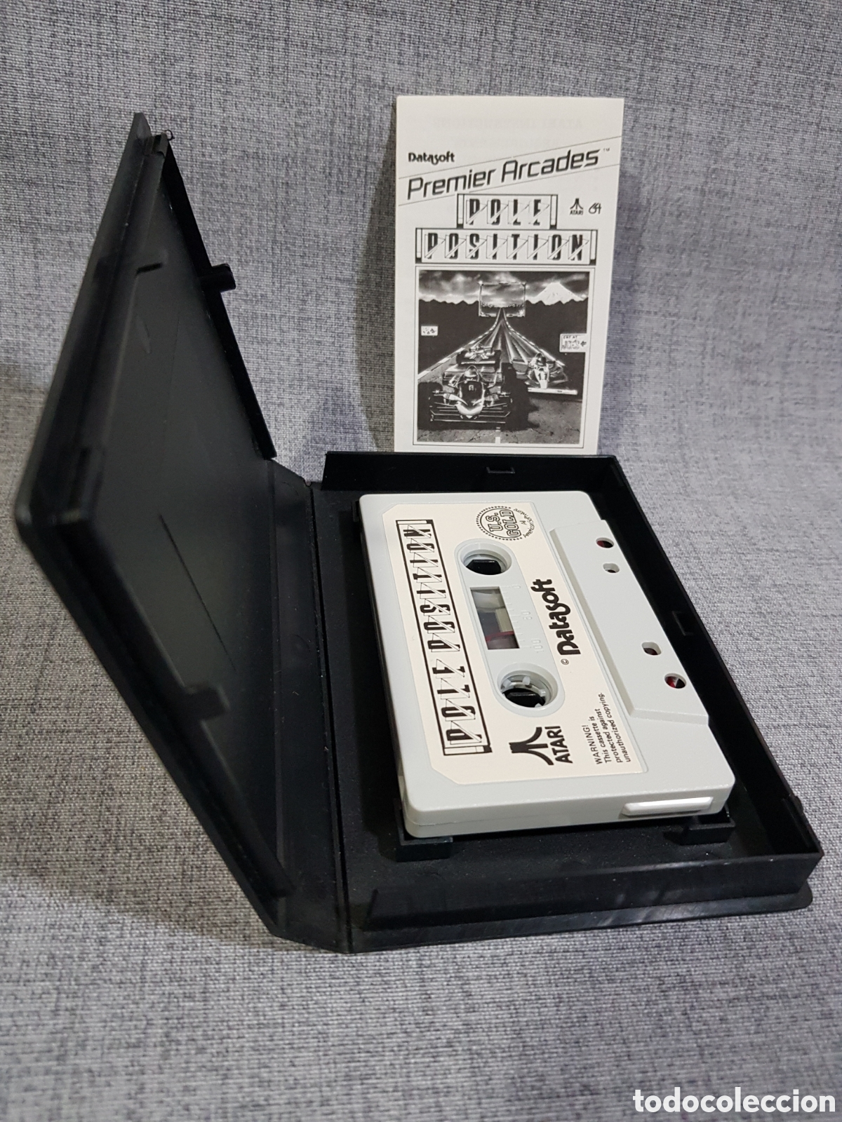 Videojuegos y consolas: ATARI CASETE POLE POSITION NAMCO 1982 DATASOFT 1984 - Foto 11