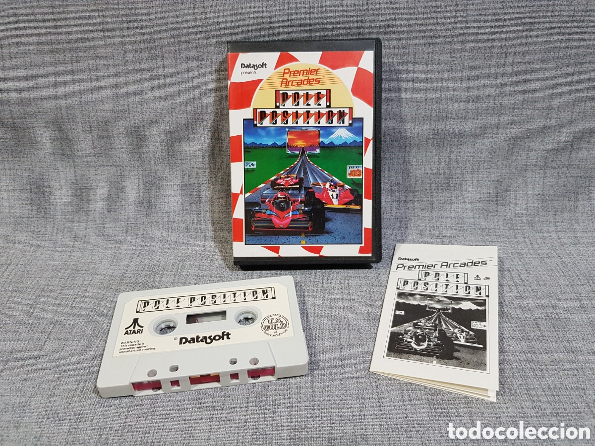 Videojuegos y consolas: ATARI CASETE POLE POSITION NAMCO 1982 DATASOFT 1984 - Foto 1