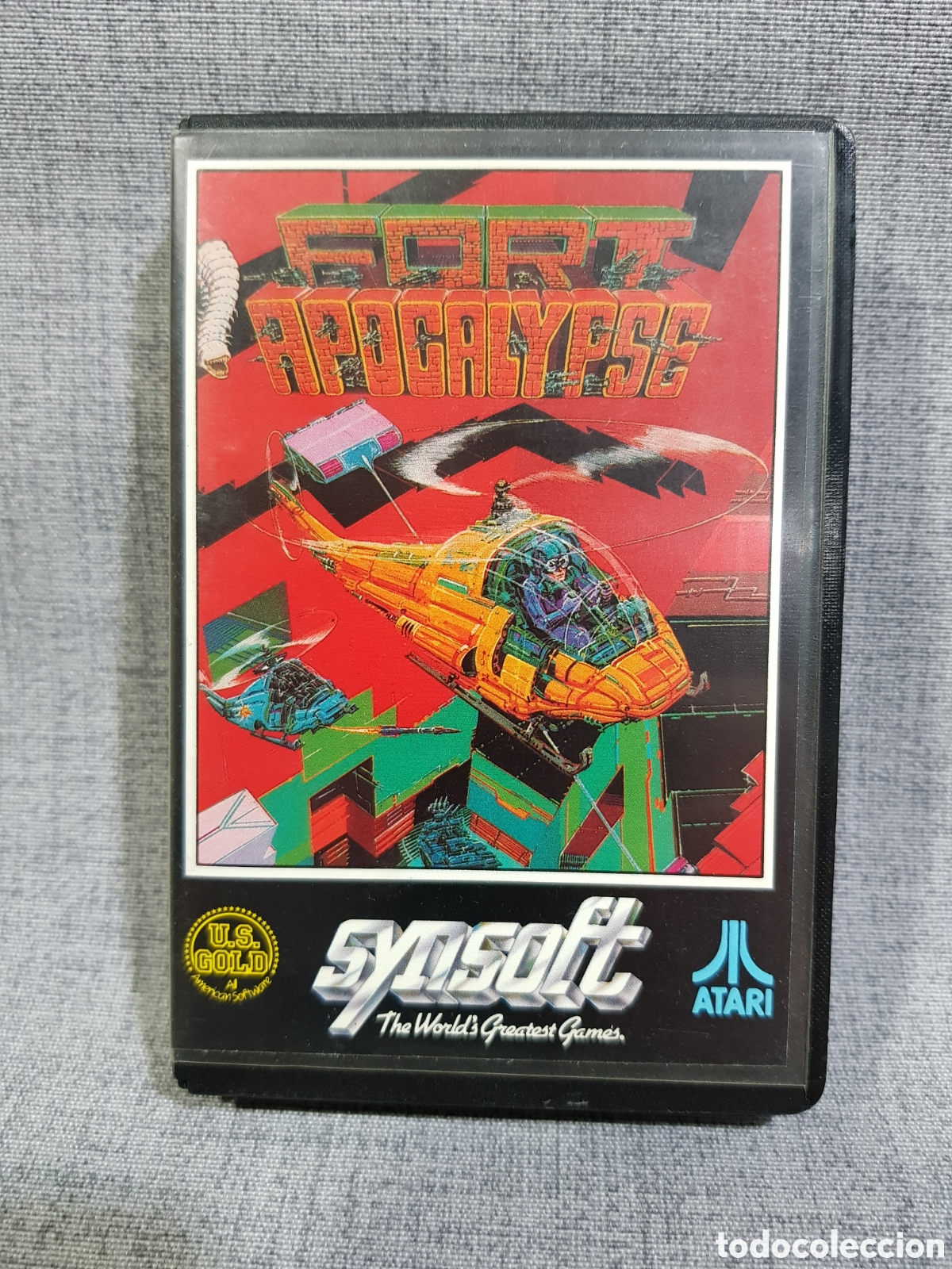 Videojuegos y consolas: ATARI CASETE FORT APOCALYPSE. SYNSOFT 1984 - Foto 2