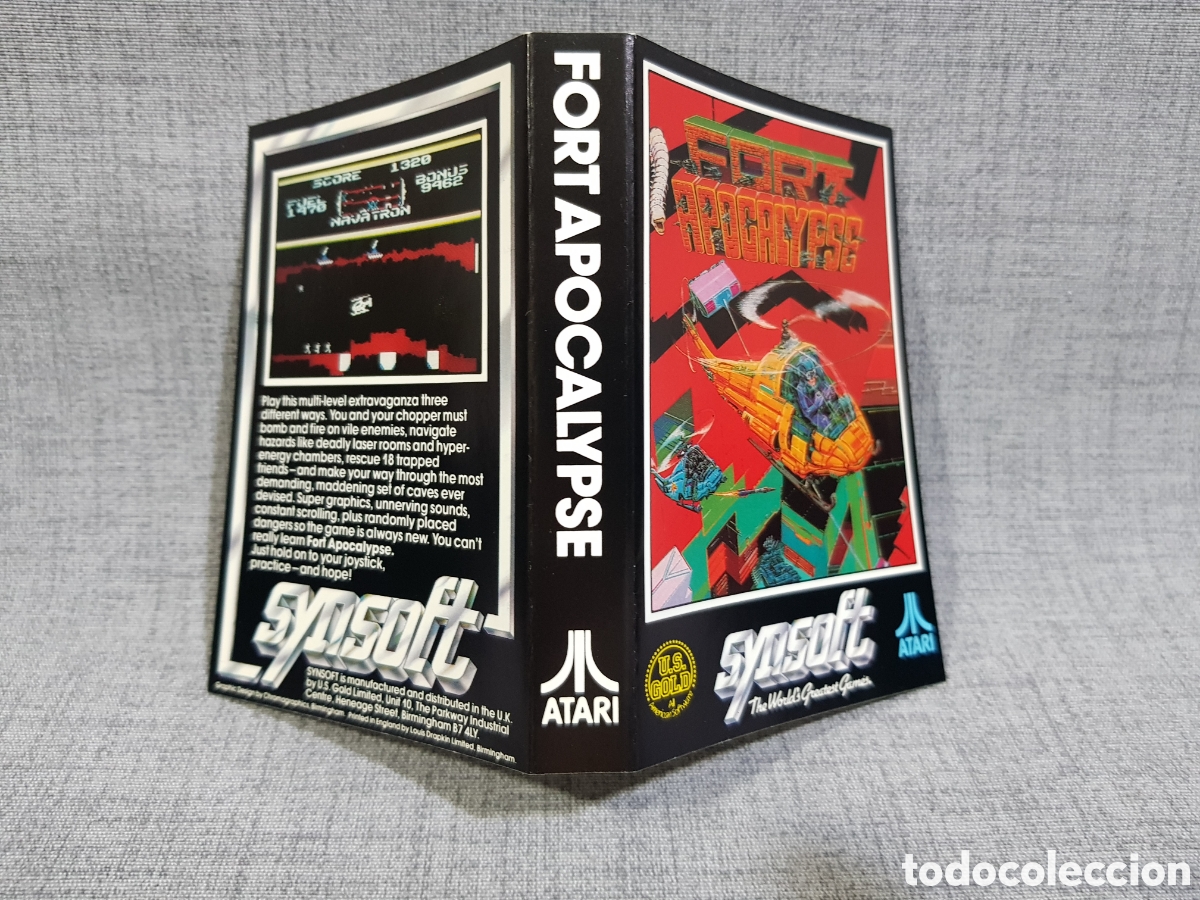 Videojuegos y consolas: ATARI CASETE FORT APOCALYPSE. SYNSOFT 1984 - Foto 6