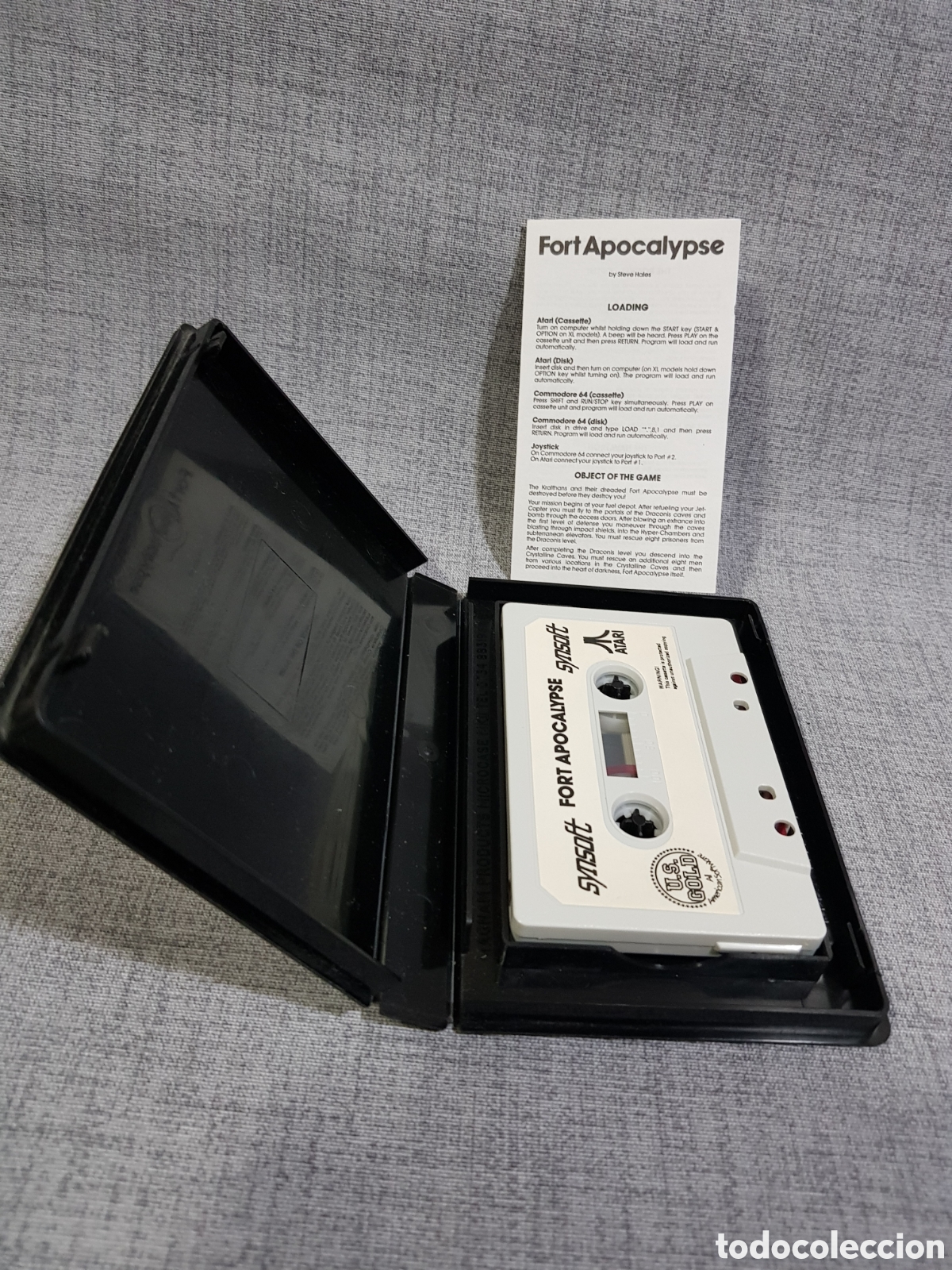 Videojuegos y consolas: ATARI CASETE FORT APOCALYPSE. SYNSOFT 1984 - Foto 11
