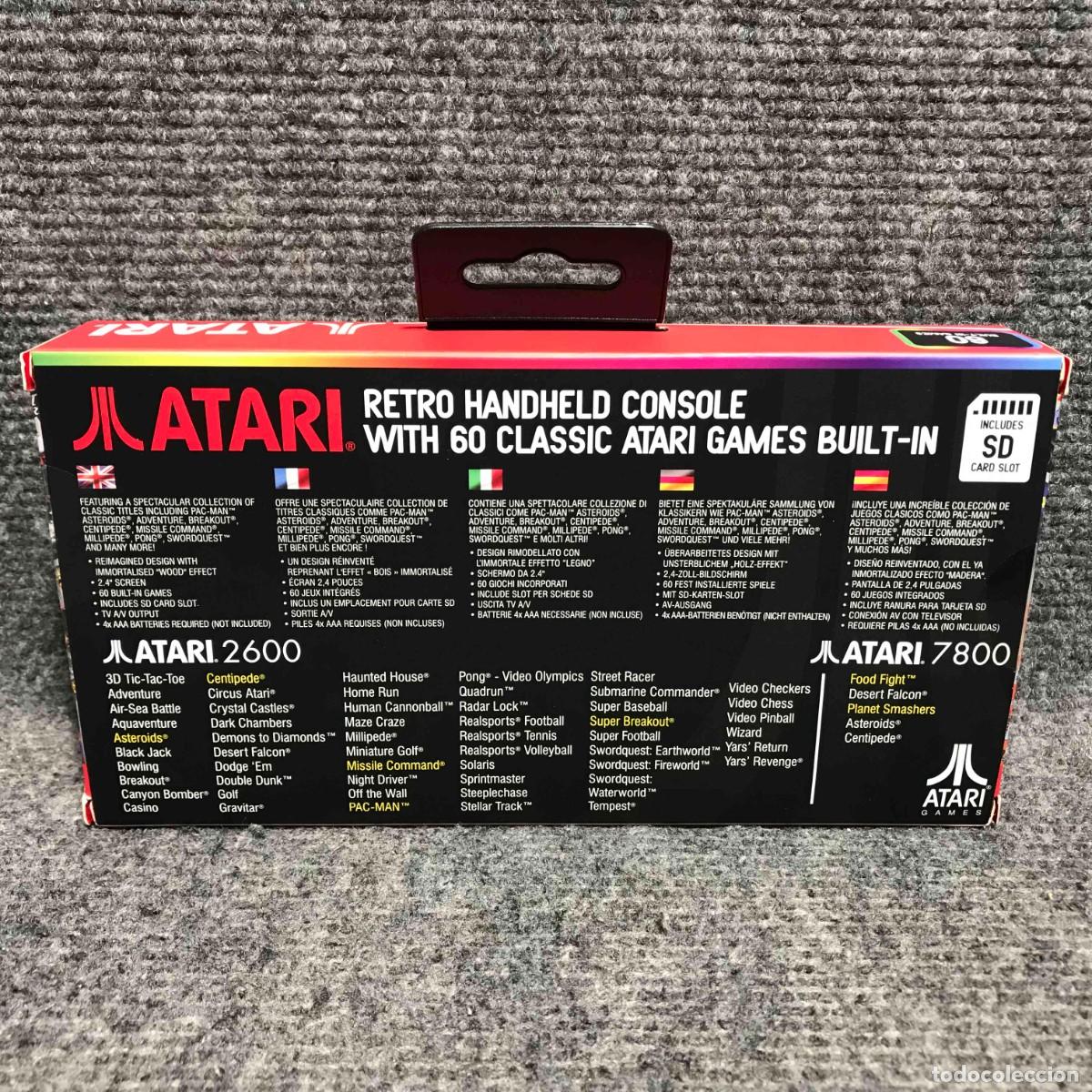 Videojuegos y consolas: CONSOLA ATARI RETRO HANDHELD CONSOLE CON CAJA - Foto 2
