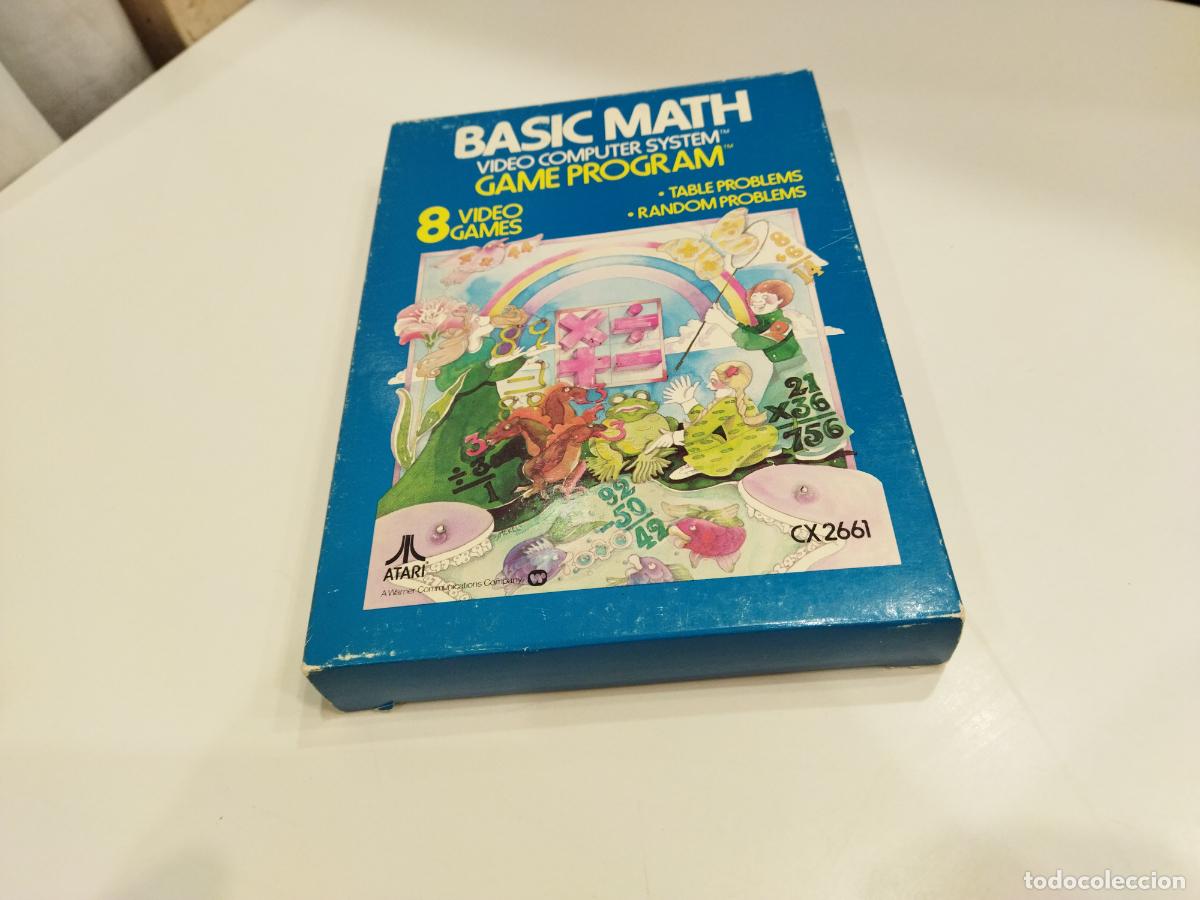 Videojuegos y consolas: BASIC MATH - ATARI VCS 1978 - VERSION PAL - JUEGO Y CAJA - FUNCIONANDO - Foto 2