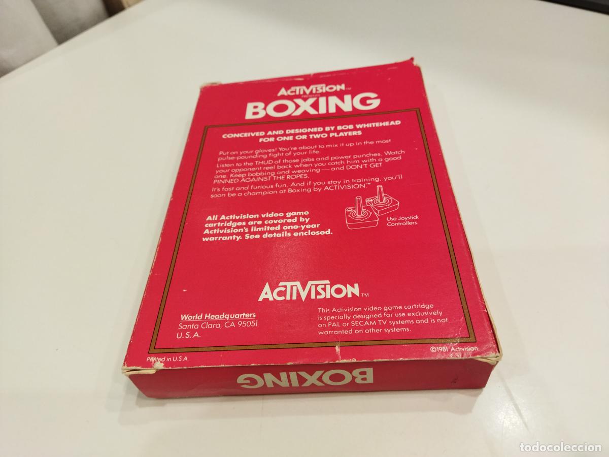 Videojuegos y consolas: BOXING - ACTIVISION - ATARI 1981 - VERSION PAL - JUEGO COMPLETO CON INSTRUCCIONES - FUNCIONANDO - Foto 6