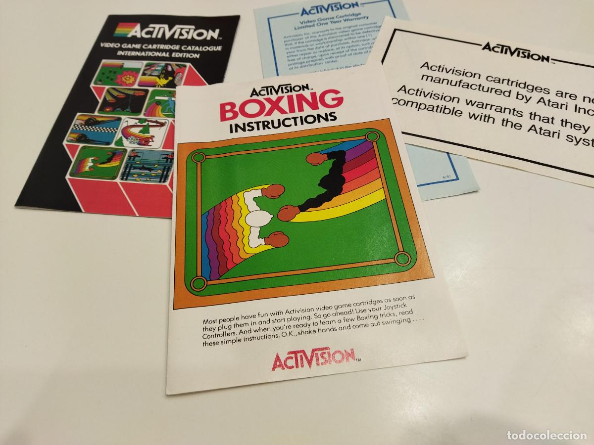 Videojuegos y consolas: BOXING - ACTIVISION - ATARI 1981 - VERSION PAL - JUEGO COMPLETO CON INSTRUCCIONES - FUNCIONANDO - Foto 14