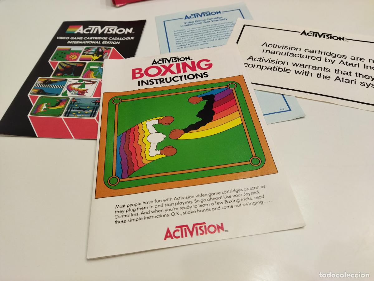 Videojuegos y consolas: BOXING - ACTIVISION - ATARI 1981 - VERSION PAL - JUEGO COMPLETO CON INSTRUCCIONES - FUNCIONANDO - Foto 15