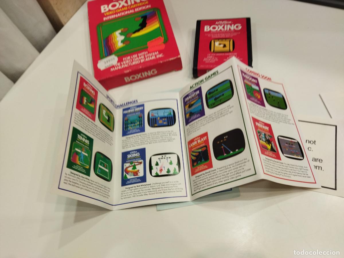 Videojuegos y consolas: BOXING - ACTIVISION - ATARI 1981 - VERSION PAL - JUEGO COMPLETO CON INSTRUCCIONES - FUNCIONANDO - Foto 19