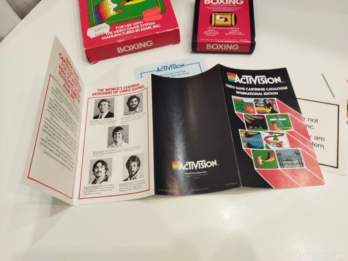Videojuegos y consolas: BOXING - ACTIVISION - ATARI 1981 - VERSION PAL - JUEGO COMPLETO CON INSTRUCCIONES - FUNCIONANDO - Foto 18