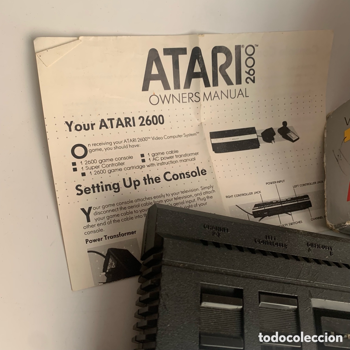 Videojuegos y consolas: Consola atari 2600 de 1984 en su caja - Foto 5
