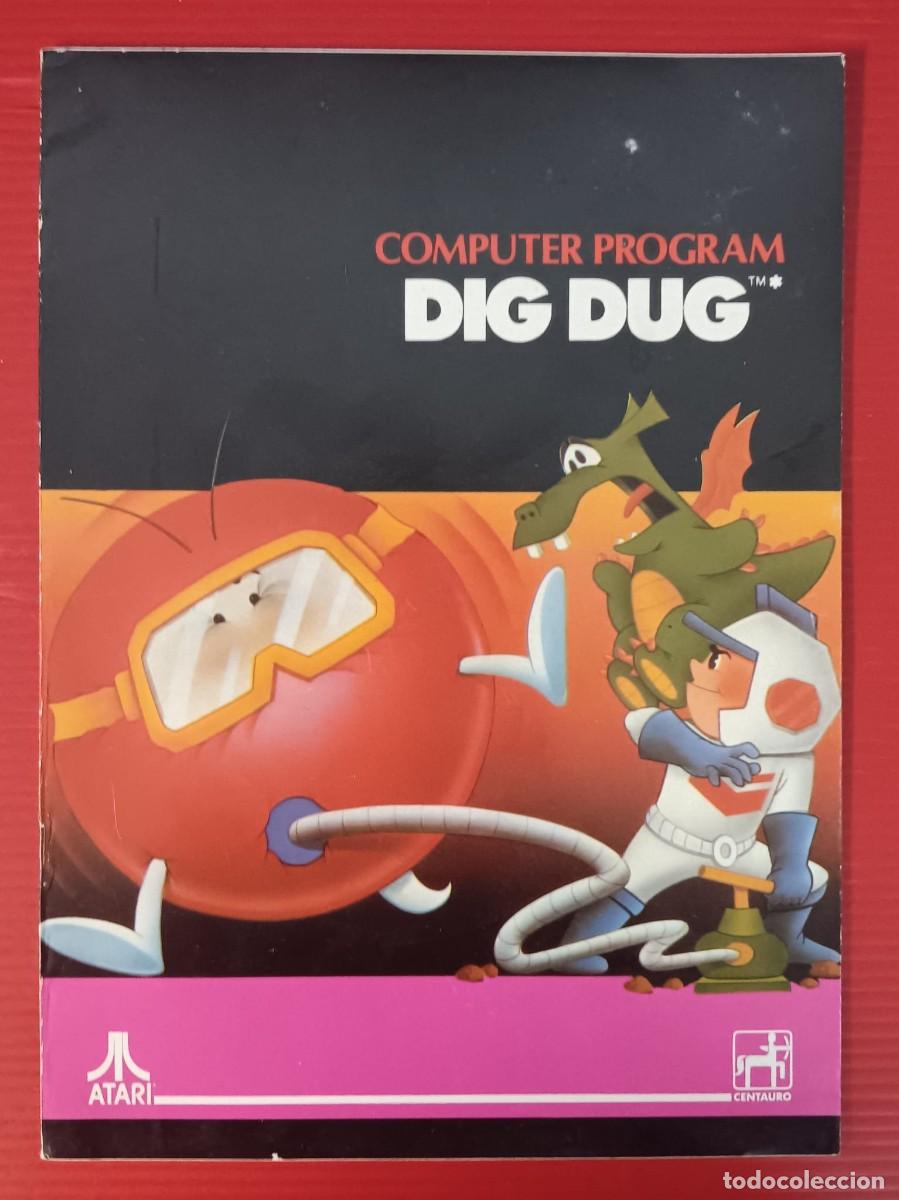 Videojuegos y consolas: CUADERNO LIBRETA ESCOLAR JUEGO DIG DUG ATARI CENTAURO A&Ntilde;O 1986 - Foto 1