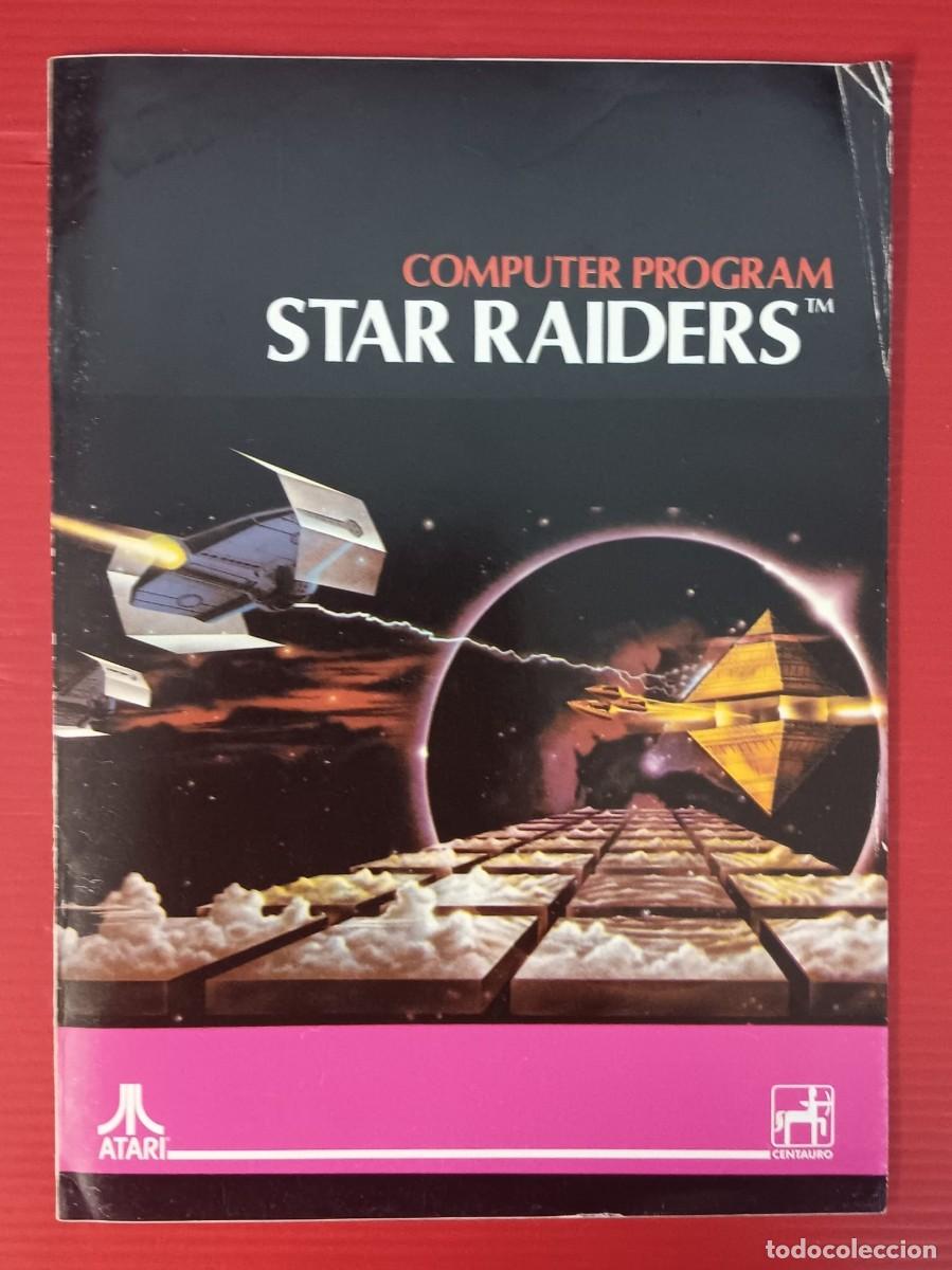 Videojuegos y consolas: CUADERNO LIBRETA ESCOLAR JUEGO STAR RAIDERS ATARI CENTAURO A&Ntilde;O 1986 - Foto 1