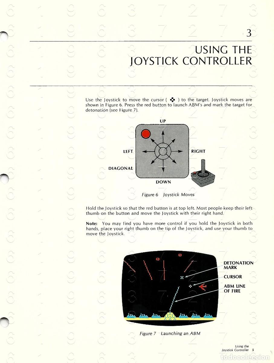 Videojuegos y consolas: ATARI MISSILE COMMAND MANUAL 28 CM 190 GRS U77 - Foto 4