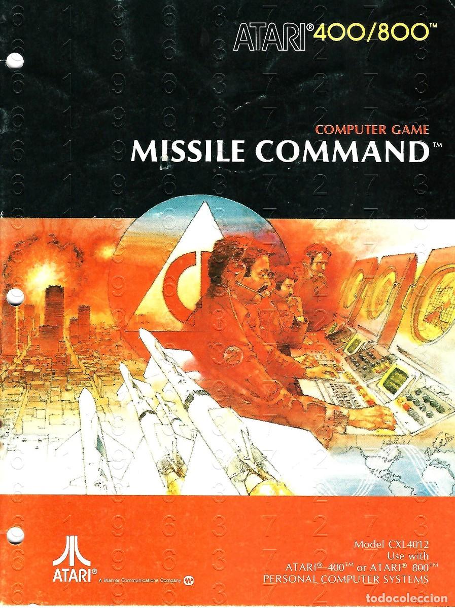 Videojuegos y consolas: ATARI MISSILE COMMAND MANUAL 28 CM 190 GRS U77 - Foto 5