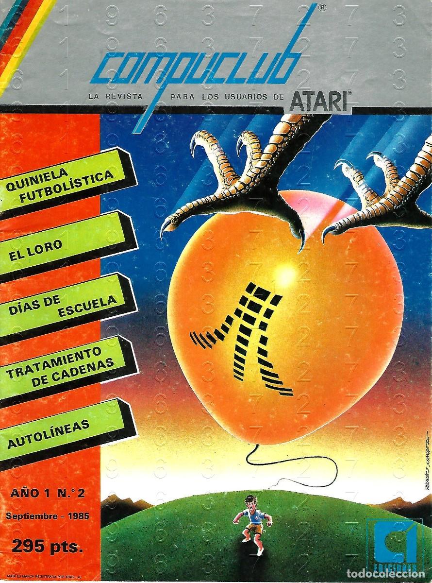 Videojuegos y consolas: ATARI REVISTA COMPUCLUB 2 1985 U77 - Foto 2