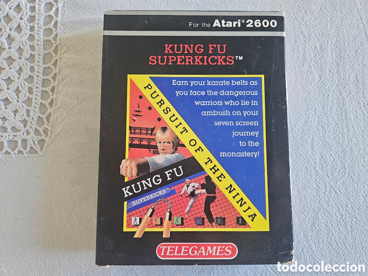 Videojuegos y consolas: ATARI 2600 JUEGO KUNG FU SUPERKICKS COMPLETO - Foto 2