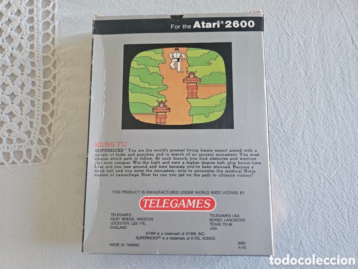 Videojuegos y consolas: ATARI 2600 JUEGO KUNG FU SUPERKICKS COMPLETO - Foto 3