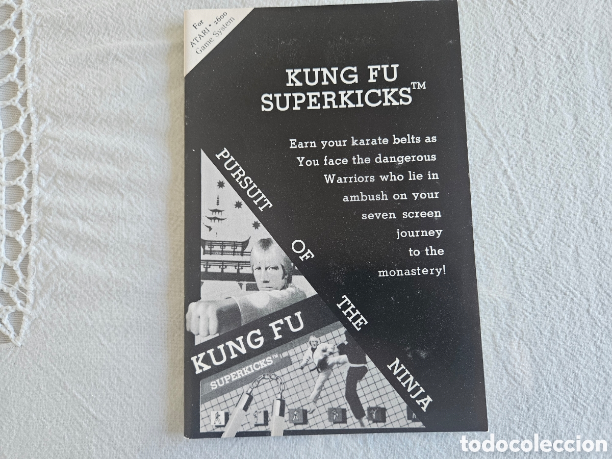 Videojuegos y consolas: ATARI 2600 JUEGO KUNG FU SUPERKICKS COMPLETO - Foto 5