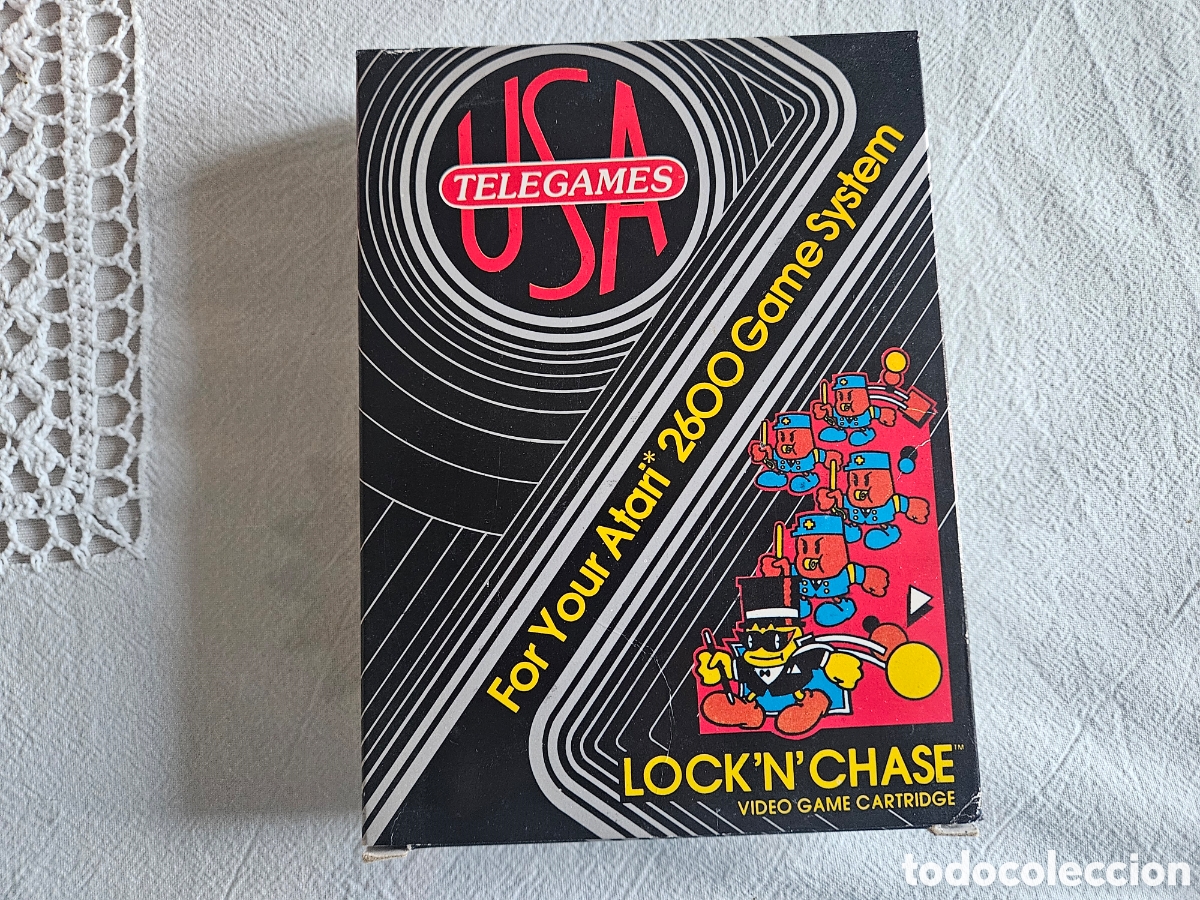 Videojuegos y consolas: ATARI 2600 JUEGO LOCKNCHASE COMPLETO - Foto 2
