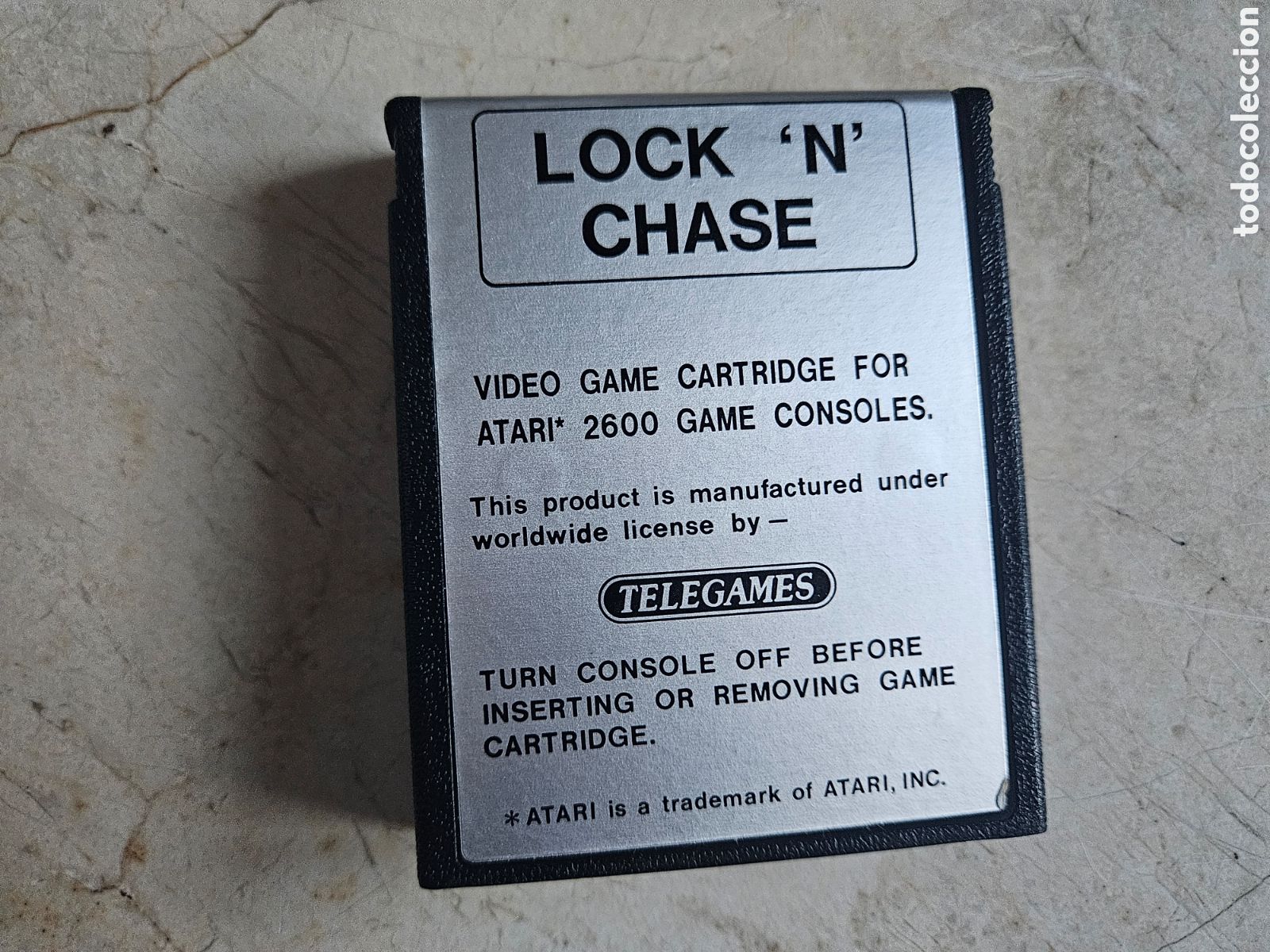 Videojuegos y consolas: ATARI 2600 JUEGO LOCKNCHASE COMPLETO - Foto 6