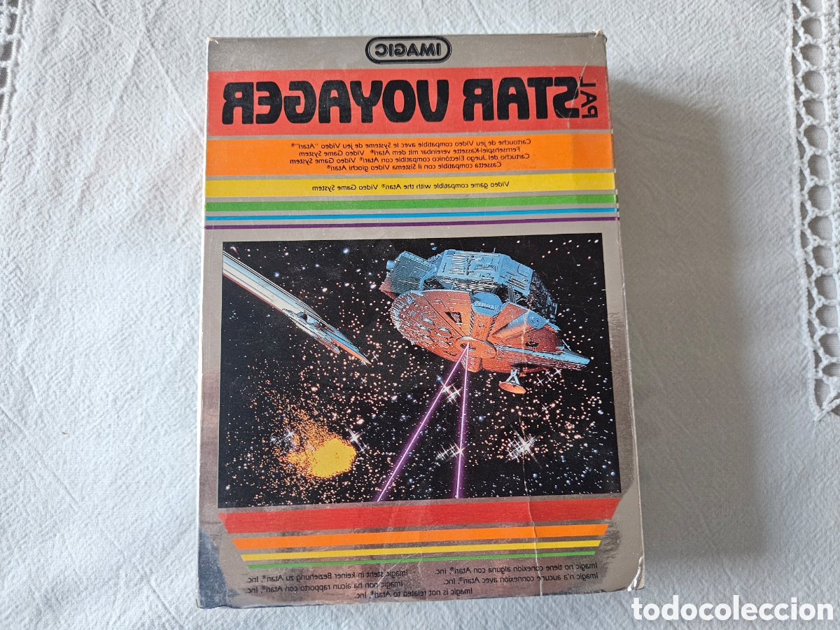 Videojuegos y consolas: ATARI 2600 JUEGO STAR VOYAGER COMPLETO - Foto 2