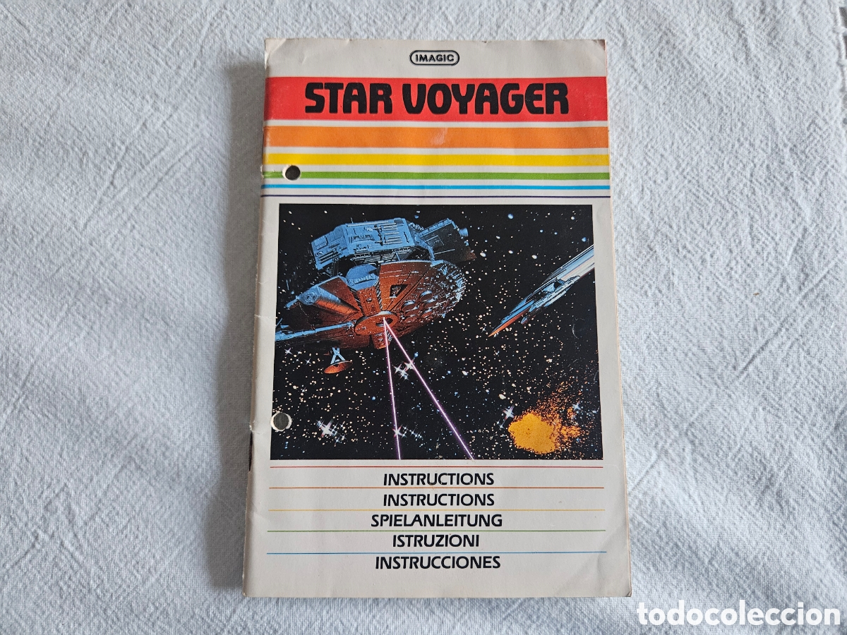 Videojuegos y consolas: ATARI 2600 JUEGO STAR VOYAGER COMPLETO - Foto 6