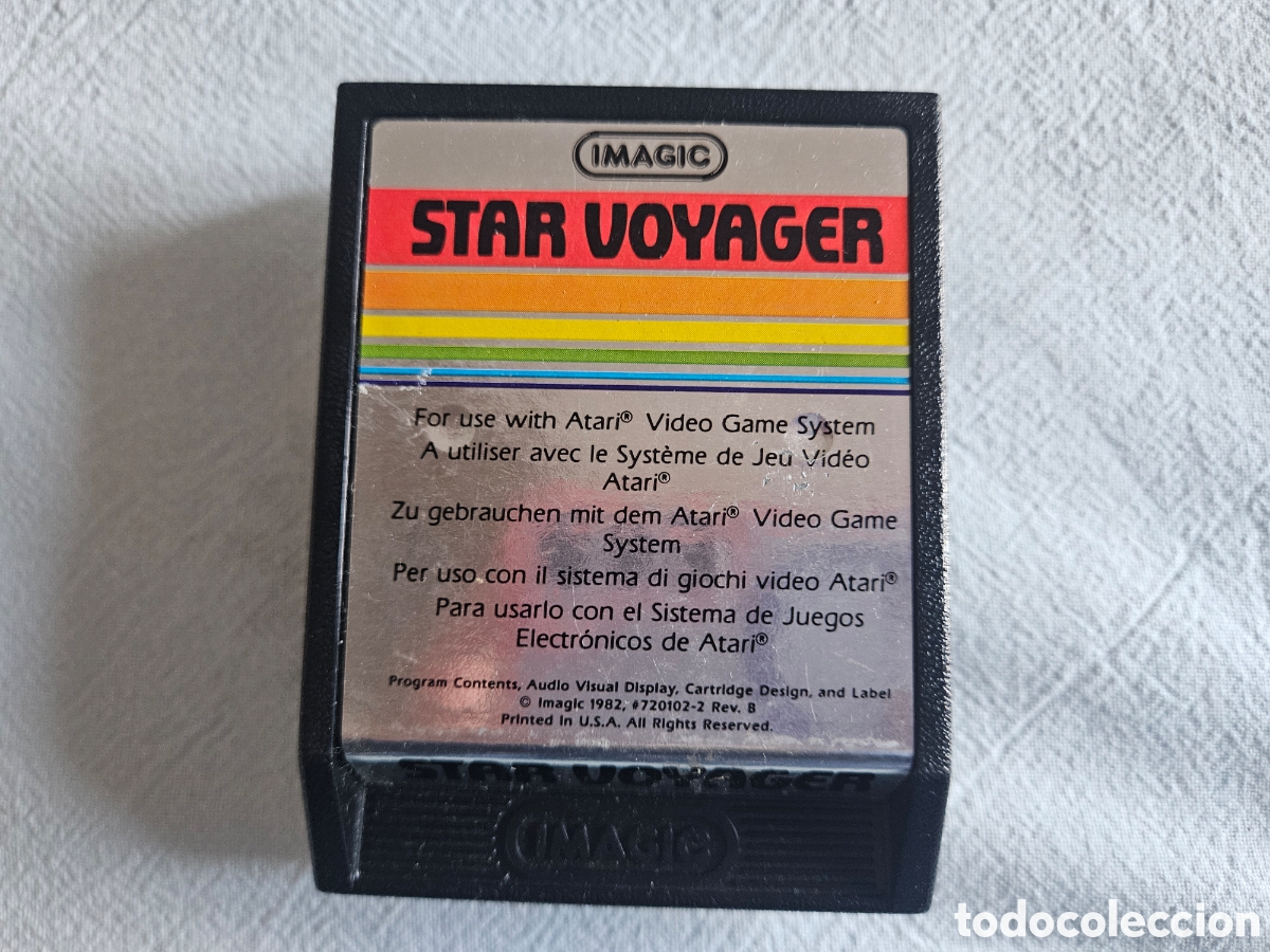 Videojuegos y consolas: ATARI 2600 JUEGO STAR VOYAGER COMPLETO - Foto 7