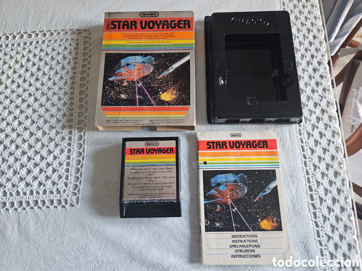 Videojuegos y consolas: ATARI 2600 JUEGO STAR VOYAGER COMPLETO - Foto 1