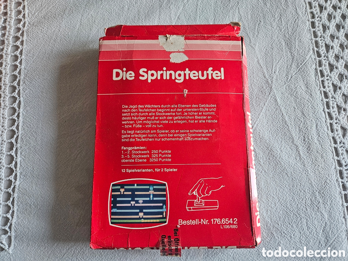 Videojuegos y consolas: ATARI 266 JUEGO DIE SPRINGTEUFEL EN CAJA - Foto 3
