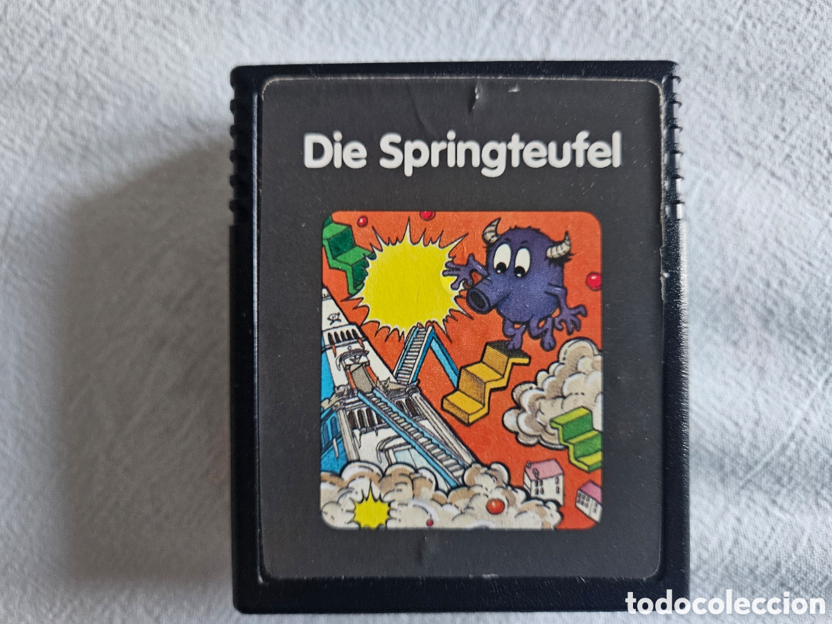 Videojuegos y consolas: ATARI 266 JUEGO DIE SPRINGTEUFEL EN CAJA - Foto 5