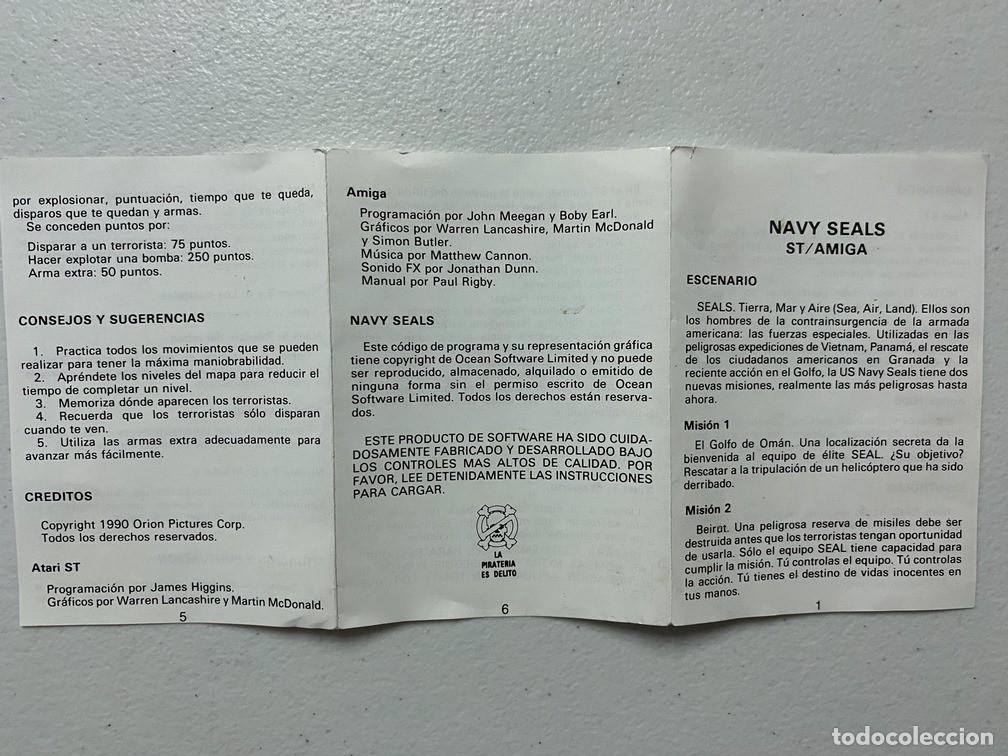 Videojuegos y consolas: NAVY SEALS - VIDEOJUEGO ATARI ST - STE - Foto 6