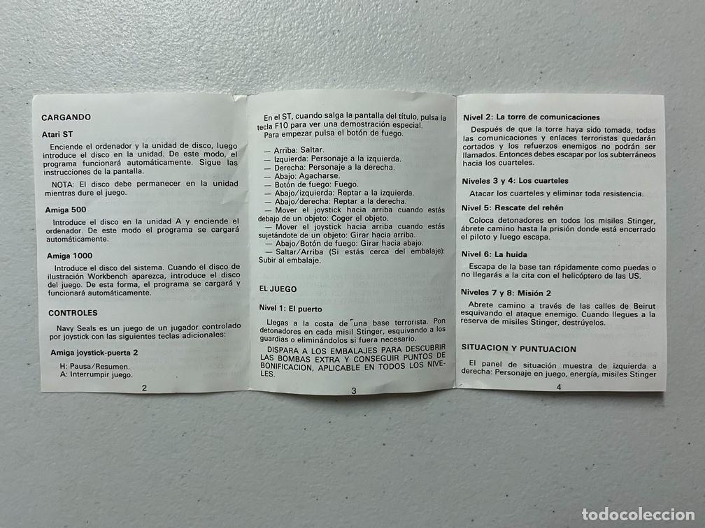 Videojuegos y consolas: NAVY SEALS - VIDEOJUEGO ATARI ST - STE - Foto 7