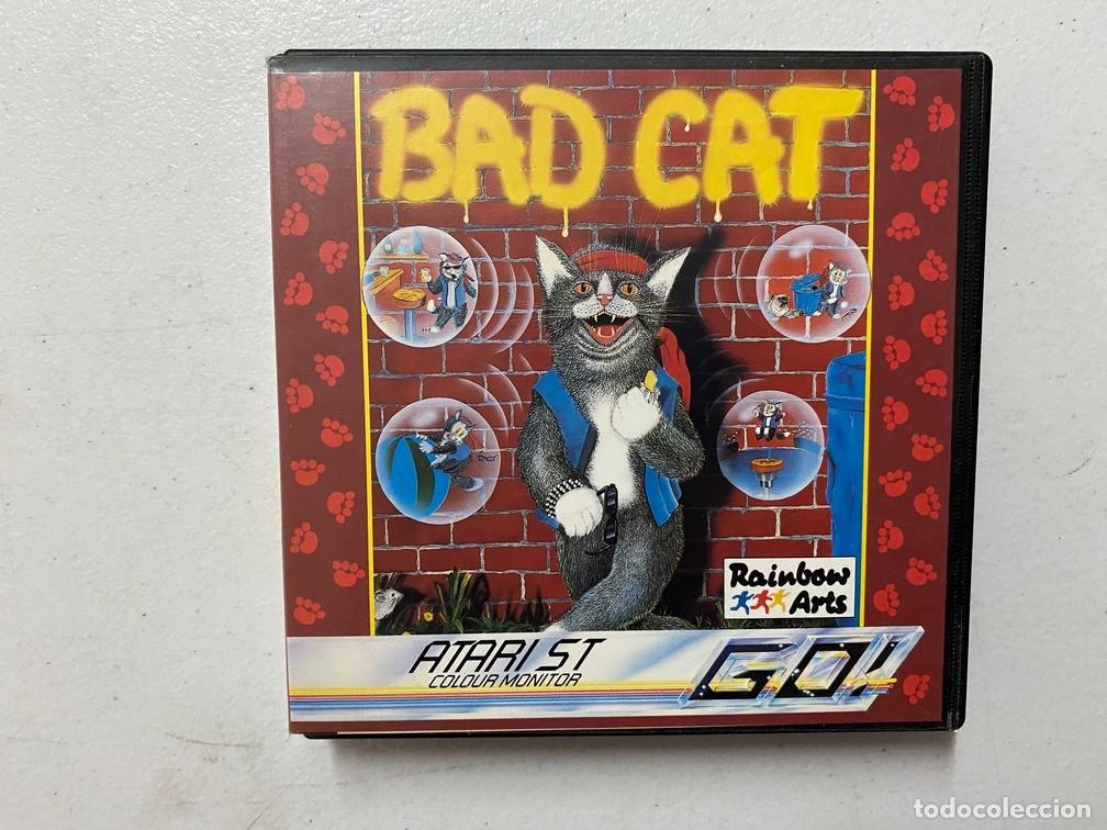 Videojuegos y consolas: BAD CAT - VIDEOJUEGO ATARI ST - STE - Foto 1